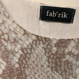 snakeskin mini dress